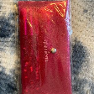 Glamierre makeup brushes. Four brushes. Presumably eyeshadow brushes.